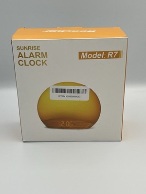 REACHER R7 Sound Machine Sunrise Alarm Clock with Night Light Open Box K2G