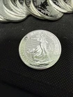 Queen Elizabeth Britannia 1 Troy Oz 999 Fine Silver bullion coin 2021 UK Seller