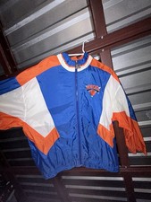 Vintage Starter New York Knicks Windbreaker Zip Up Jacket XL NBA Basketball