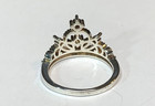 925 Sterling CZ Tiara Ring Sz 7.75 — photo 6