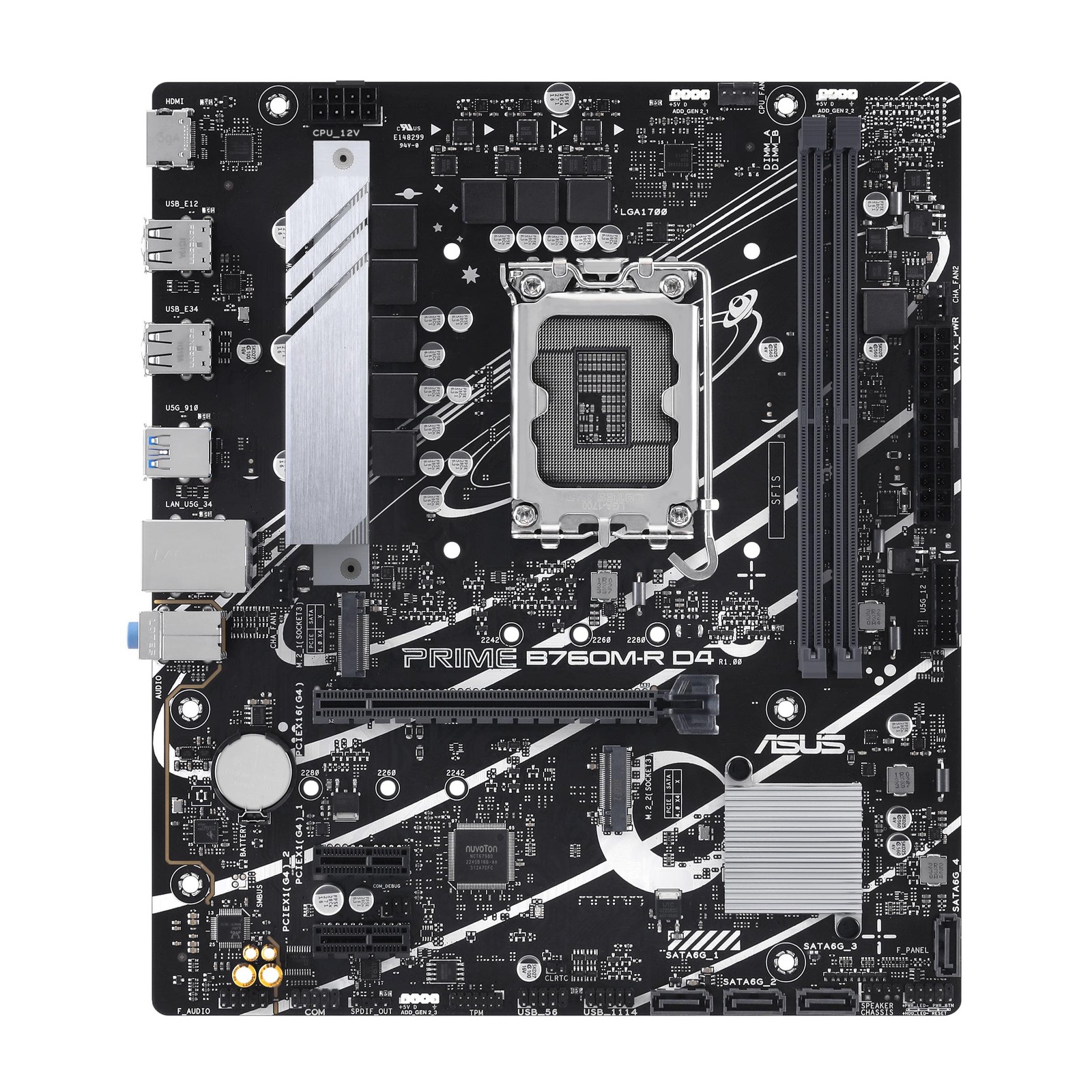 ASUS PRIME B760M-R D4 Intel B760 LGA 1700 micro ATX - Immagine 3