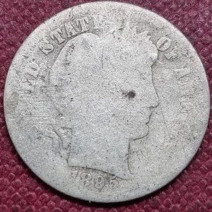1895 O Barber Dime 10c Circulated NEW ORLEANS Key Date #103054