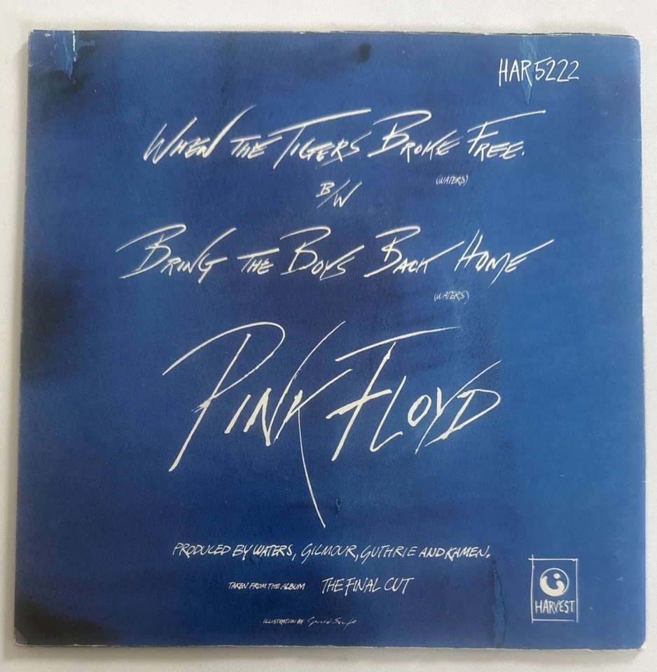 Pink Floyd - The Wall: Music From The Film - Vinyl Record 7" Single VG+ / VG+ - Image 3 of 4