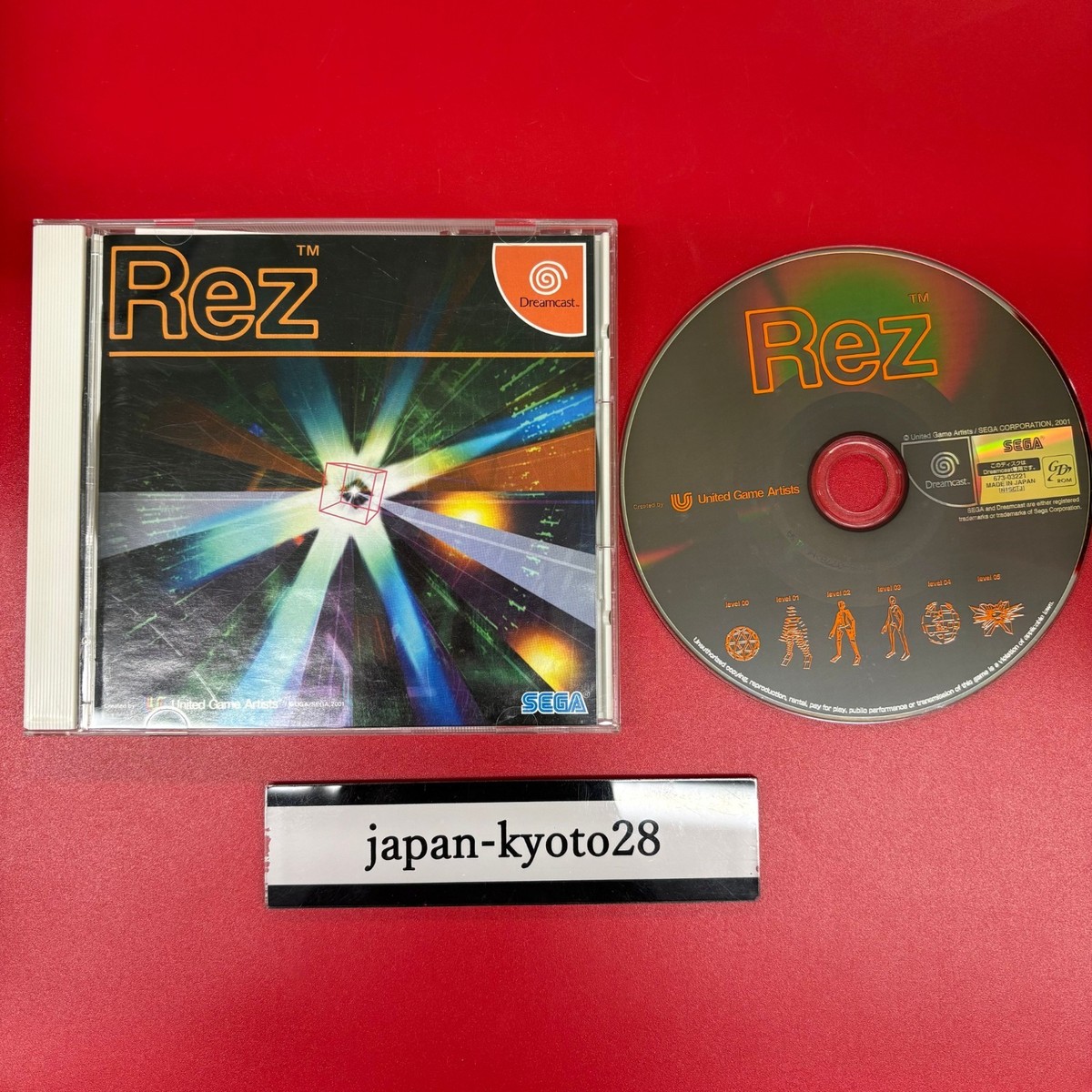 Rez DC UGA Sega Dreamcast Spine From Japan jp | eBay