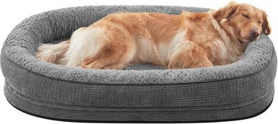 Orthopedic Dog Beds Large Sized Dog, XL Egg-Crate Memory Foam Pet Couch Bed with