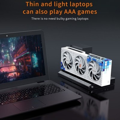 Schlankes Design für Oculink GPU-Gehäuse unterstützt leistungsstarke Grafikka