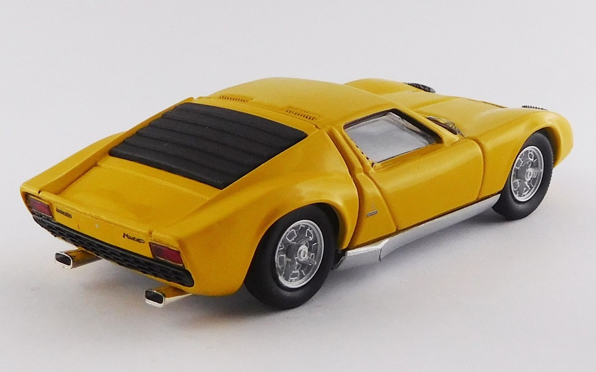 ミニカー LAMBORGHINI MIURA P400SV 1/18 Kyosho Lamborghini Miura P400SV (Yellow) Diecast Car