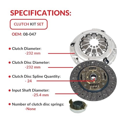Clutch Kit (Flywheel Spec: .112+; 08-047) | compatible with Element Cr-V Ex Lx 