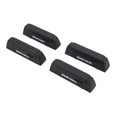 Rhino Rack Quick Mount Black Leg Base Cover With Hardware Set Of 4 Qmfk02