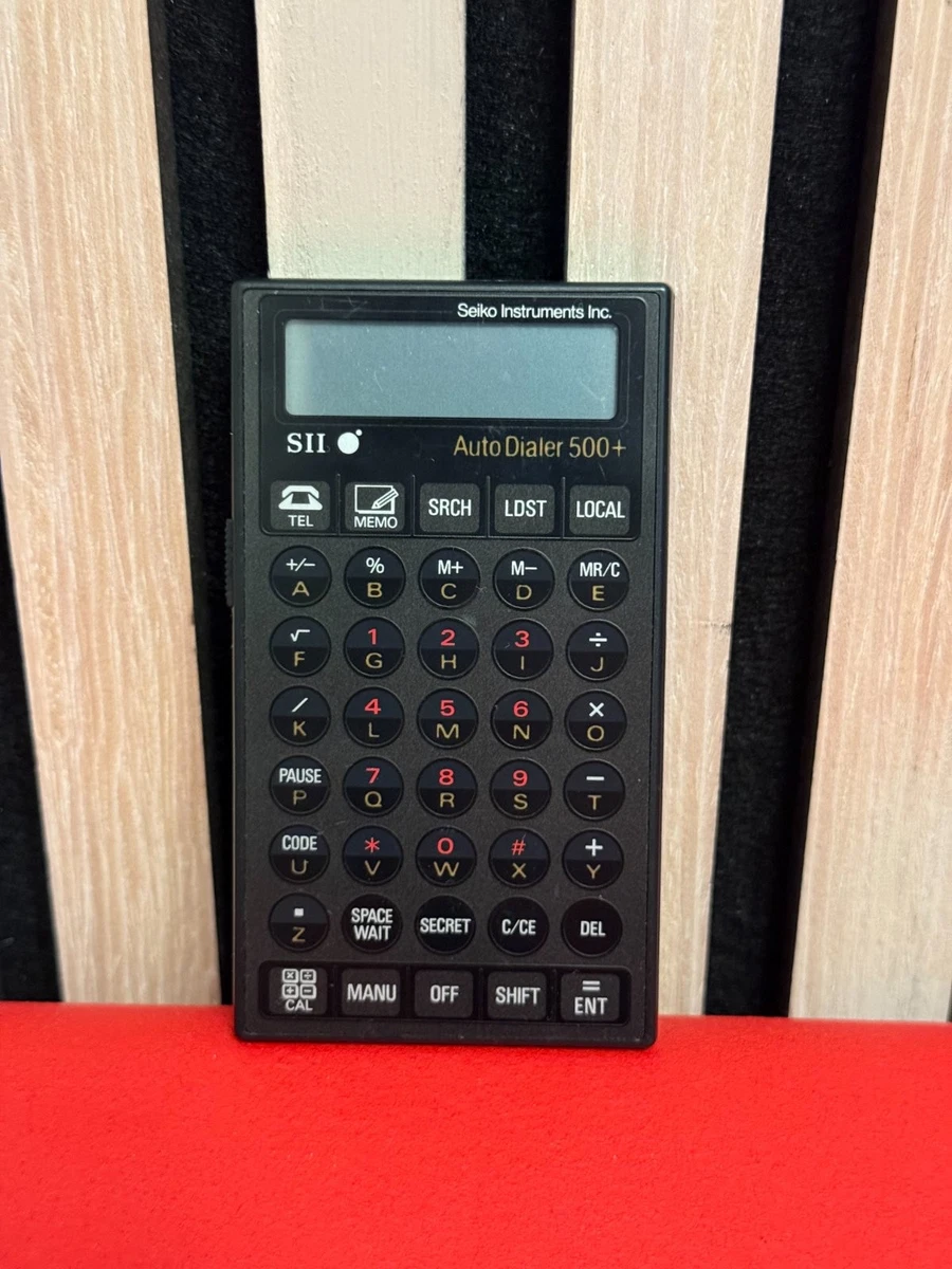 Seiko Auto Dialer 500+ DF-1100 Telefonwähler mit Speicher guter Zustand