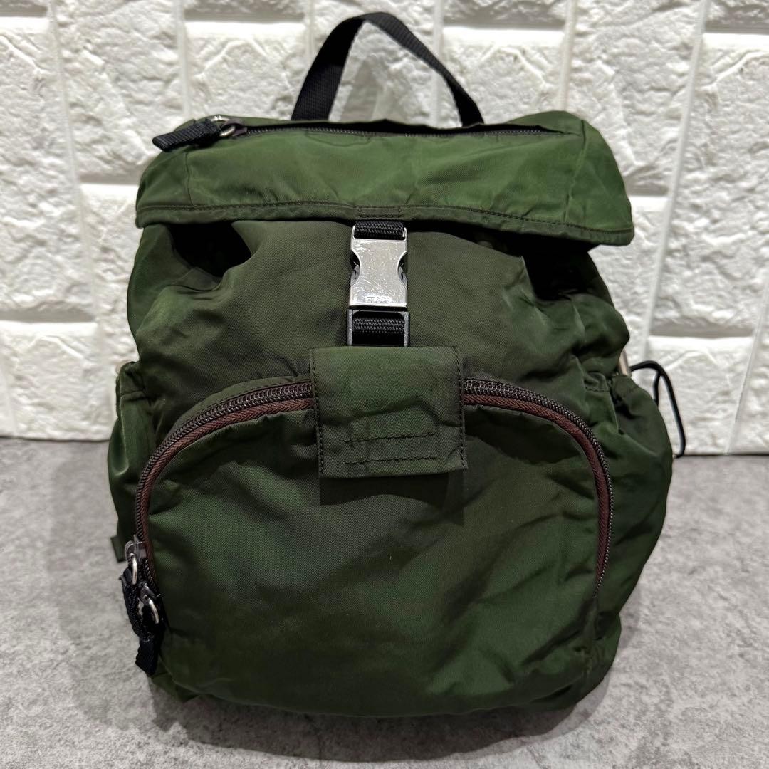 PRADA Backpack Drawstring Mini Rucksack Waist Pou… - image 3