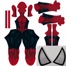 Raimi Spiderman Cos Jumpsuit Spider-man Cosplay Costume Adult Kids Halloween
