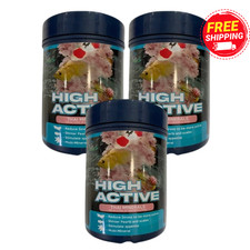 3x 100g CZ Aqua High Active Minerals Flowerhorn Arowana Koi Goldfish Food DHL