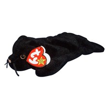 Ty Beanie Baby Velvet - MWMT Cat Panther 1995 