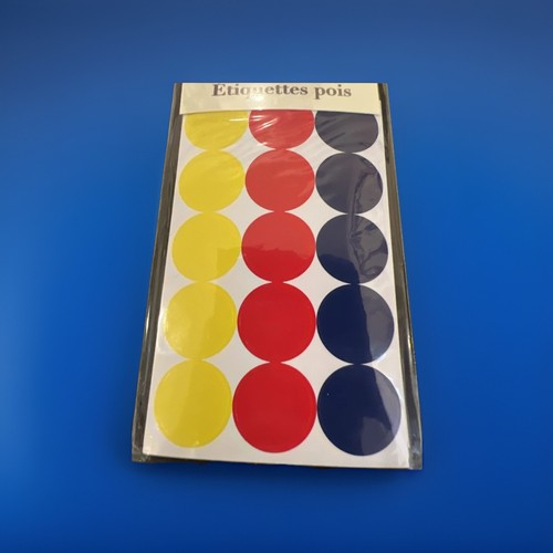 315 Yard Garage Rummage Sale Price Tags Blank Round Sticker Labels 3 Colors *New - Picture 3 of 8