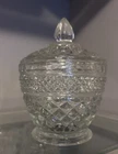 1962 Vintage Anchor Hocking Wexford sugar bowl and lid With diamond pattern