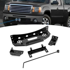 Hidden Winch Mount Plate for Chevy Silverado GMC Sierra 1500 07-09 10 11 12 13