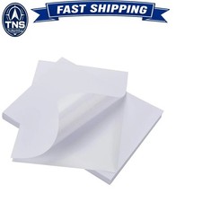 Full Sheet Shipping Labels 8.5x11 Blank White Sticker Paper 500 Sheets for La...