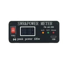 Type-C Charging Interface SWR Power Meter Adapter FM-AM-SSB SWR 1.8MHz-50MHz