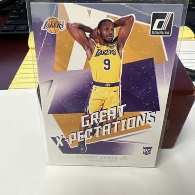 2024-25 Donruss Winter Edition Great X-Pectations Bronny James Jr