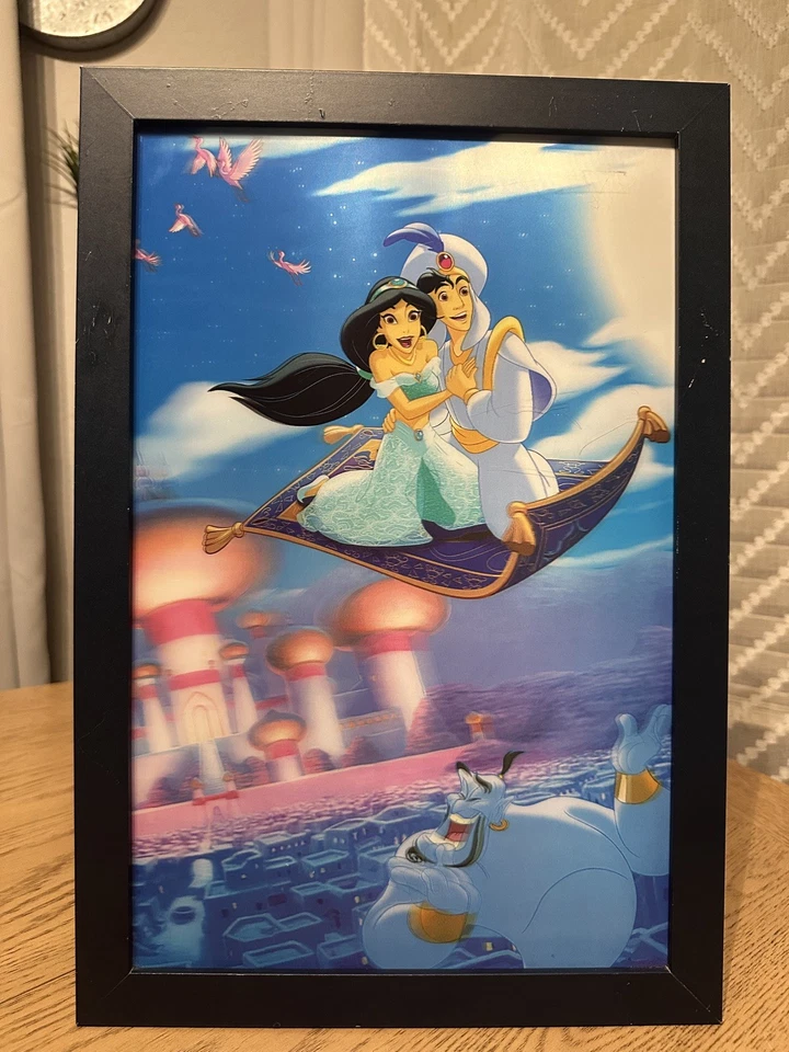 DISNEY COMICWALLS DISEÑO 3D DECORACIÓN PARED ALADDIN (algunos arañazos) Foto 3 de 4