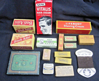 Vintage Lot of Advertising Boxes - HAIR, TEETH, SOAP, LAXATIVES, & MUCH MORE
