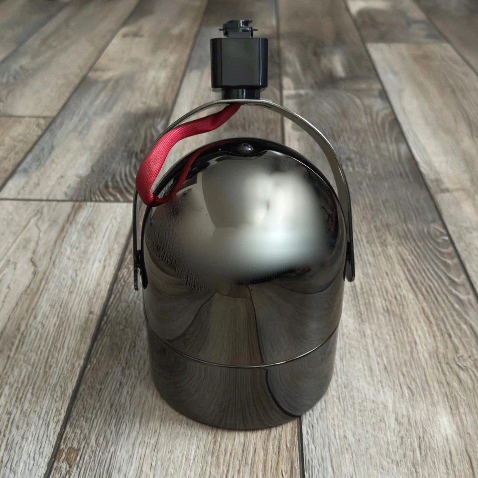 Lote de accesorios de iluminación de pista Power-Trac cromo negro Halo Cooper Lighting L855BC Foto 4 de 4