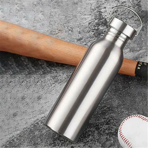 500/750/1000ml Stainless Steel Water Bottle Motivational Sports Drink Cup Flask - Picture 5 of 12