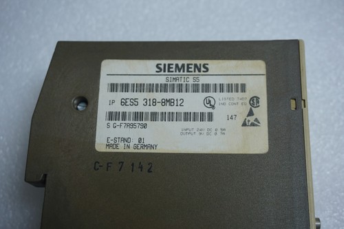 SIEMENS SIMATIC S5 6ES5-318- 8MB12 LOT OF 2 FREE SHIP - Picture 5 of 5