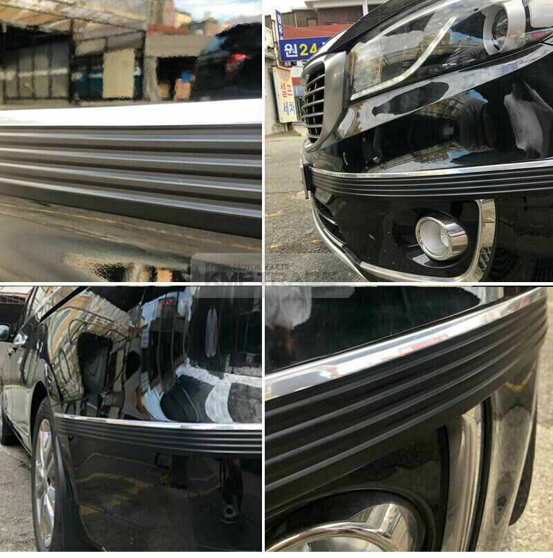 For Truck Black Chrome Body Belt Exterior Side Molding Protector Roll D31 TX