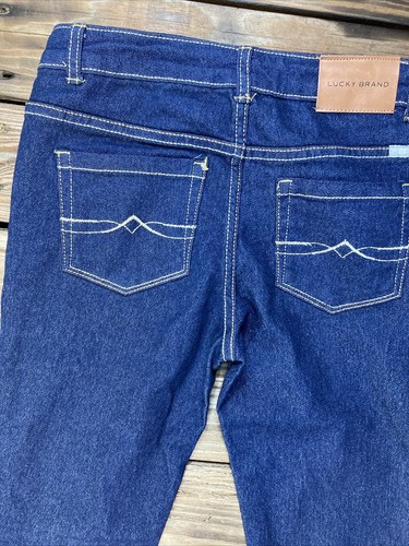 Lucky Brand Girls Zoe Skinny Jeans , dark Wash. Size 10 - Picture 12 of 12