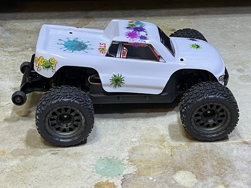 Custom Body Anti-Virus Theme fits ARRMA VORTEKS 3S BLX Truck with Modification - Picture 2 of 10