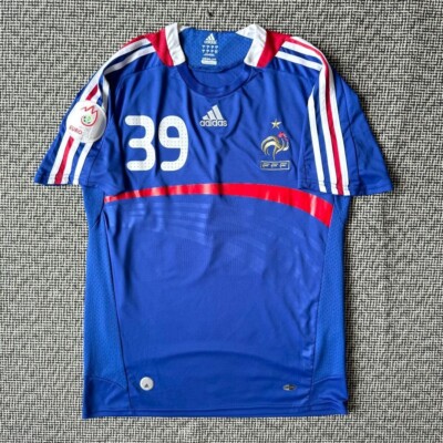 Nicolas Anelka France EURO 2008 Home Jersey #39 adidas Size M | eBay