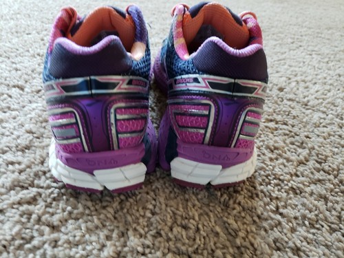 BROOKS ADRENALINE GTS 15 RUNNING NAVY PURPLE - Women's Size 9.5 - Picture 7 of 10