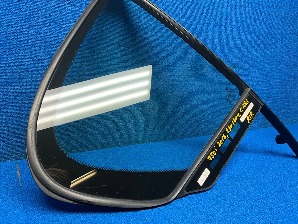 BMW 750i 740i B7 2016-2019 pasajero derecho cuarto trasero ventana cristal OEM Foto 4 de 4