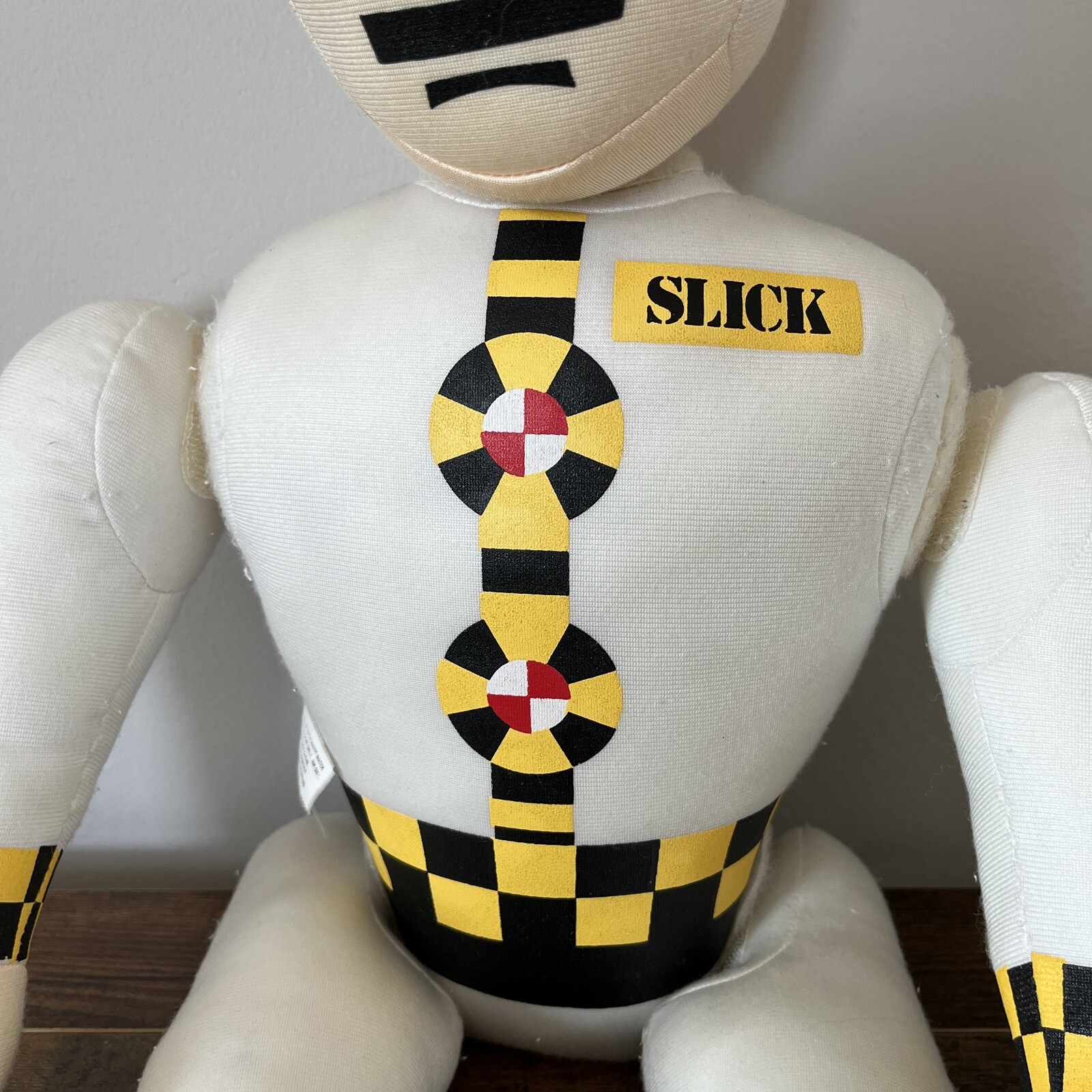 Vintage 90s "Slick" Tyco Crash Test Dummies Pullapart Crack Ups Plush