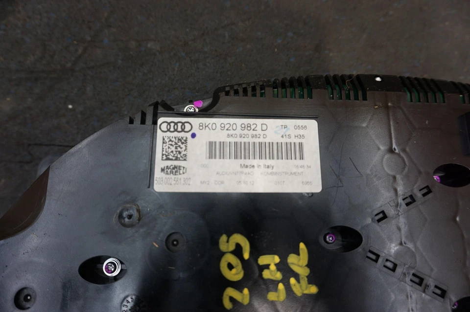 Cuadro de cabezal medidor de instrumentos velocímetro OEM 8K0920982D Audi Allroad A4 2013 Foto 2 de 4