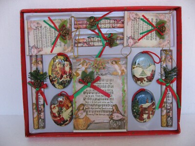 Addobbi Natalizi Anni 80.Stock 22 Addobbi Pergamene Melodia Natale Anni 80 Ebay