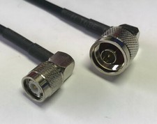TNC Male Angle to N Male Angle Pick Length RG58 Coax RF Cable LOT 50ohm USA