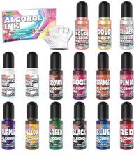 Muloen RESIN Alcohol Ink Set Vibrant Colors H...