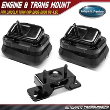 3Pcs Engine Motor & Transmission Mount for Lincoln Town Car 2003-2008	V8 4.6L