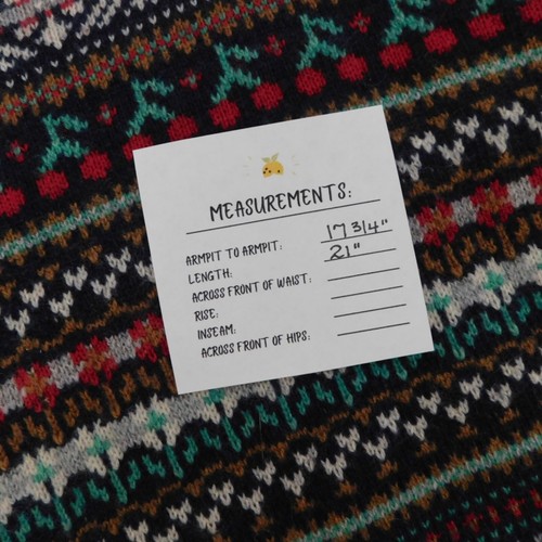 NWT!! J. CREW Fairisle Cherries Wool Puff Sleeve Sweater Cherry Fair Isle Small - Picture 10 of 10