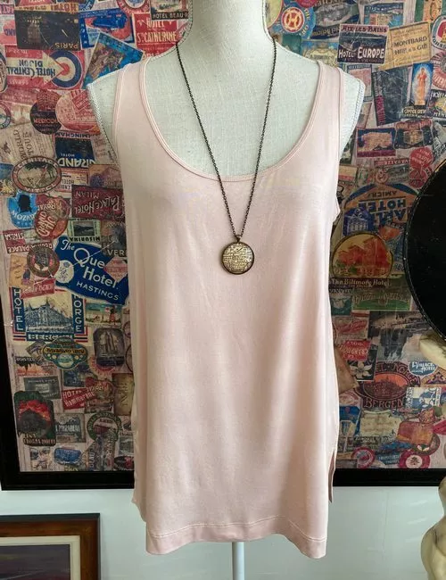 WynneLayers Soft Blush Pink Essential Stretch Layering Tank Top