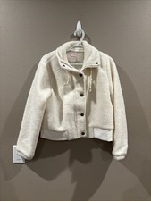 Pink Lily Women’s Coat-size Small-color: White-fast Shipping-used!!