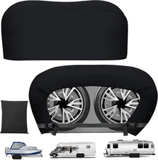 K-Musculo RV Tire Covers, Dual Axle Tire Cover, 2 Pack RV Wheel Cover Fits 30"-3