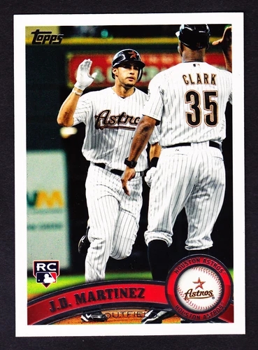 2011 TOPPS UPDATE #US186 J. D. MARTINEZ ASTROS ROOKIE