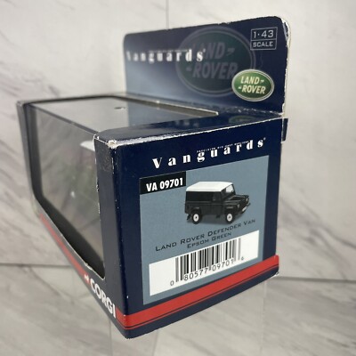 CORGI Vanguards 1:43 - Land Rover Defender Van - Epsom Green