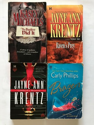 The Butler Did It, Raven's Prey, Brazen, Gambler's Woman (4-book lot)