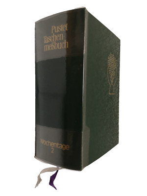 PUSTET TASCHEN MESSBUCH II. KATHOLISCHE BISTÜMER 1984 DEUTSCH MESSGEWAND KASEL