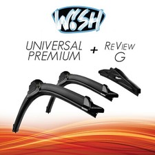 Wish® UP24.18.A.RG12 600mm / 450mm / 300mm Front + Heck Scheibenwischer 